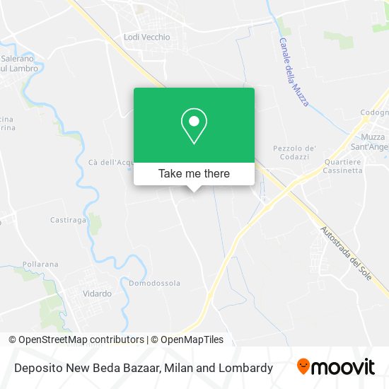 Deposito New Beda Bazaar map