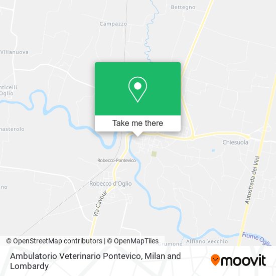 Ambulatorio Veterinario Pontevico map