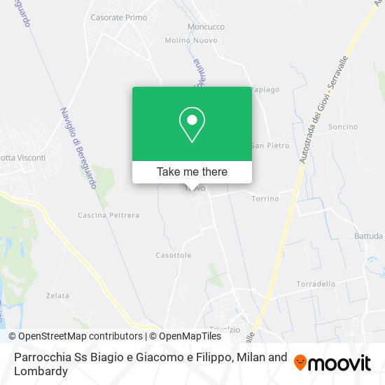 Parrocchia Ss Biagio e Giacomo e Filippo map