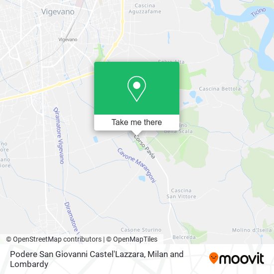 Podere San Giovanni Castel'Lazzara map