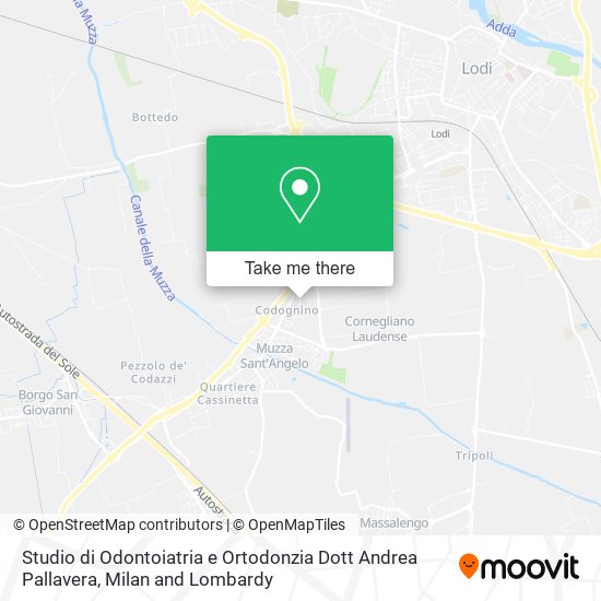 Studio di Odontoiatria e Ortodonzia Dott Andrea Pallavera map