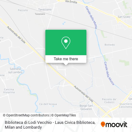 Biblioteca di Lodi Vecchio - Laus Civica Biblioteca map