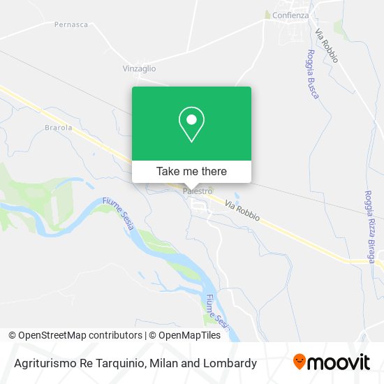 Agriturismo Re Tarquinio map