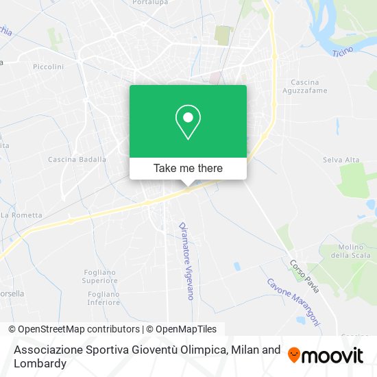 Associazione Sportiva Gioventù Olimpica map
