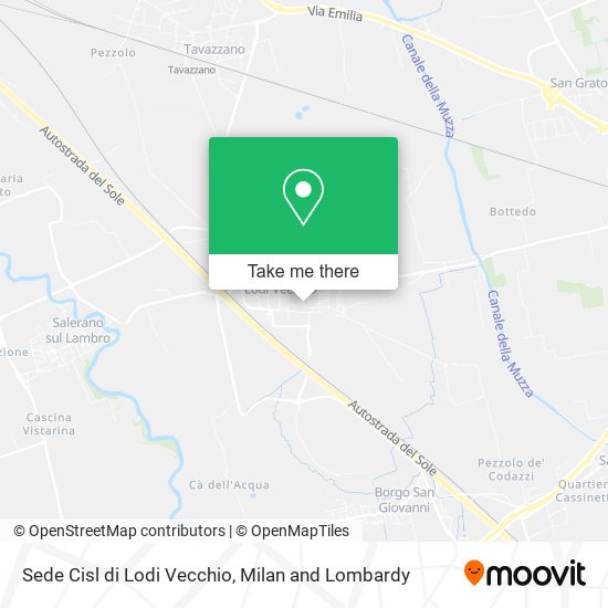 Sede Cisl di Lodi Vecchio map
