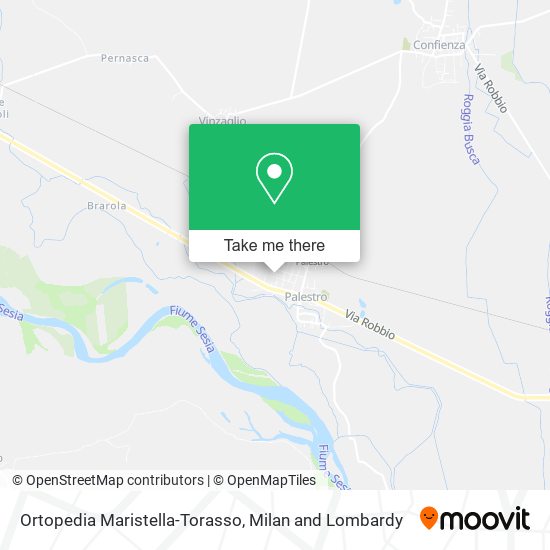 Ortopedia Maristella-Torasso map
