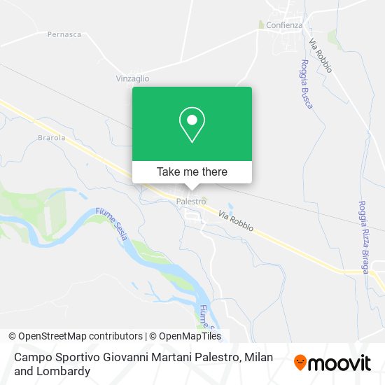 Campo Sportivo Giovanni Martani Palestro map