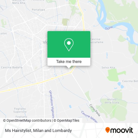 Ms Hairstylist map