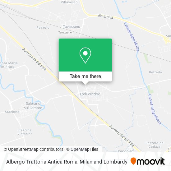 Albergo Trattoria Antica Roma map