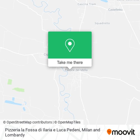 Pizzeria la Fossa di Ilaria e Luca Pedeni map