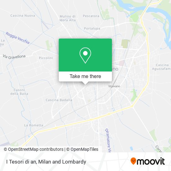 I Tesori di an map