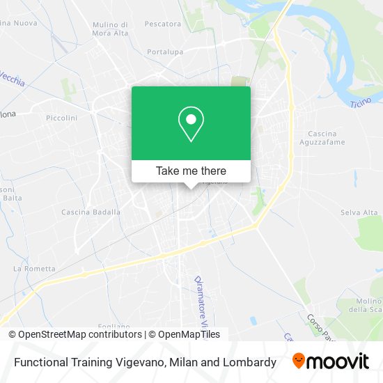 Functional Training Vigevano map