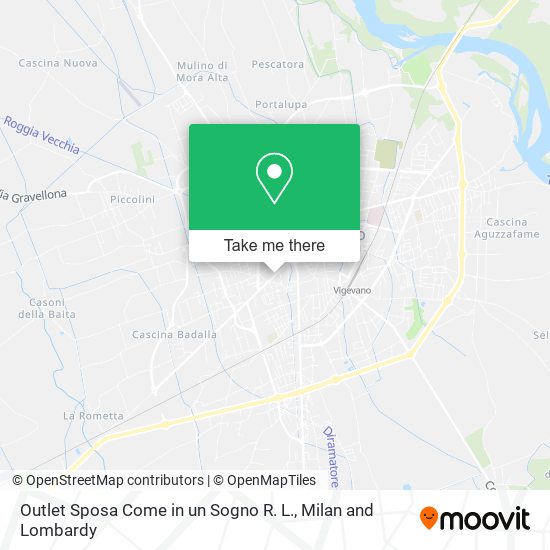 Outlet Sposa Come in un Sogno R. L. map