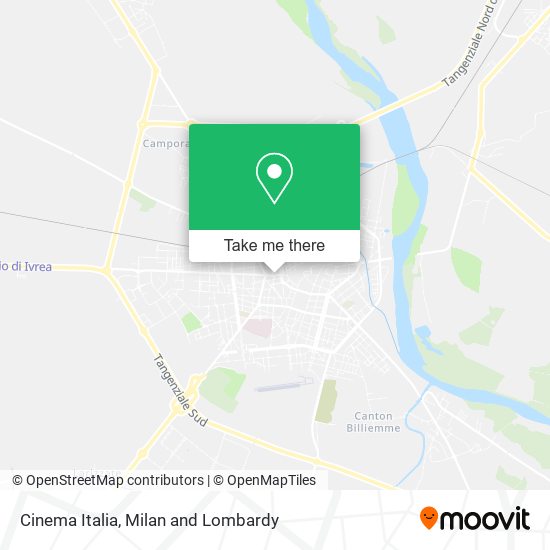 Cinema Italia map
