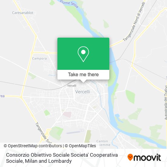 Consorzio Obiettivo Sociale Societa' Cooperativa Sociale map