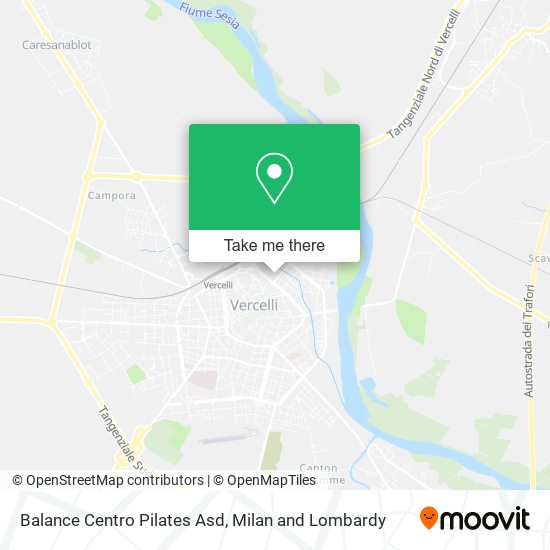 Balance Centro Pilates Asd map