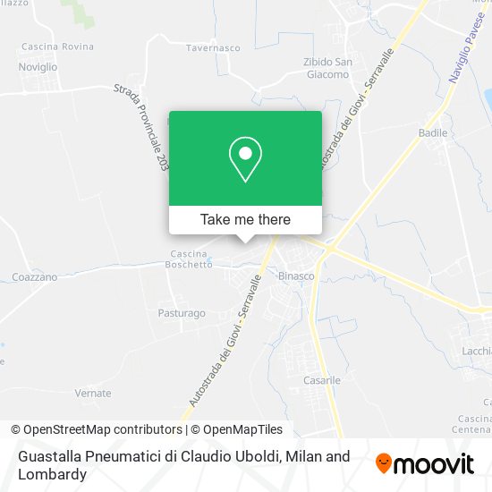 Guastalla Pneumatici di Claudio Uboldi map