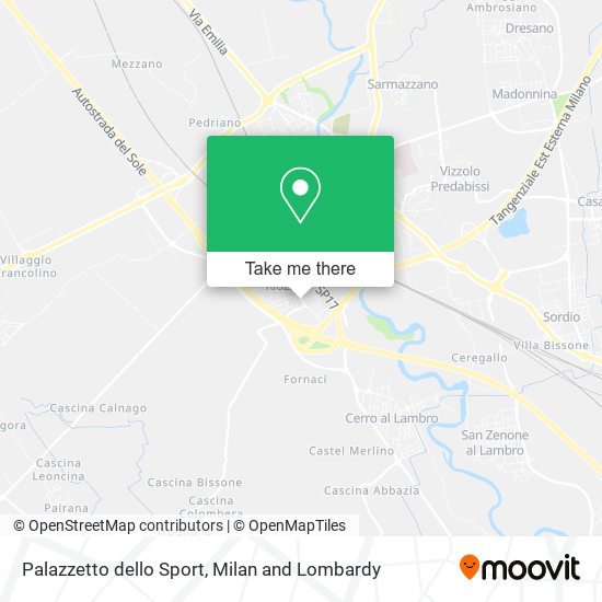 Palazzetto dello Sport map