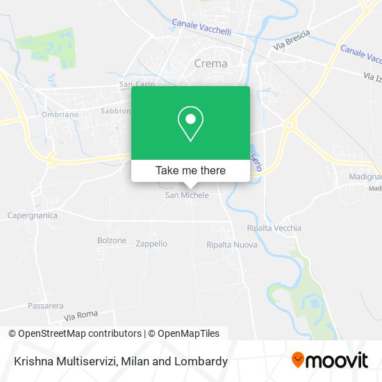 Krishna Multiservizi map