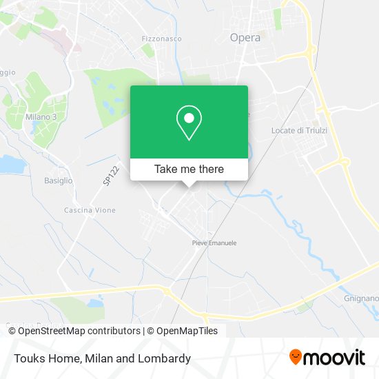 Touks Home map