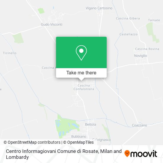 Centro Informagiovani Comune di Rosate map