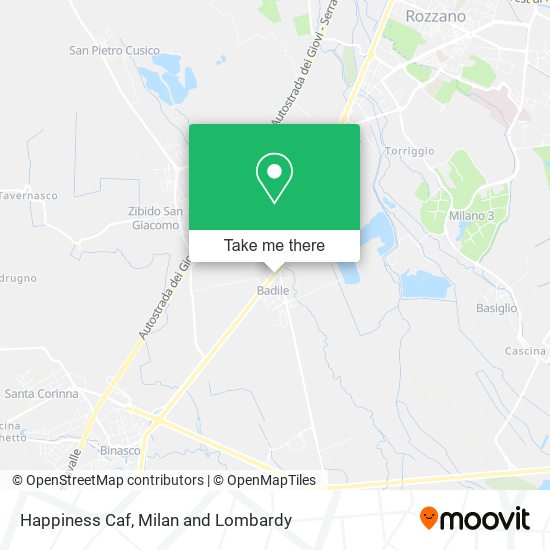 Happiness Caf map