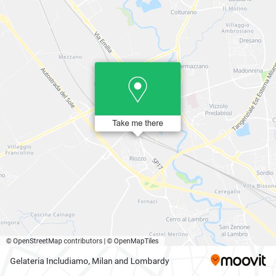 Gelateria Includiamo map