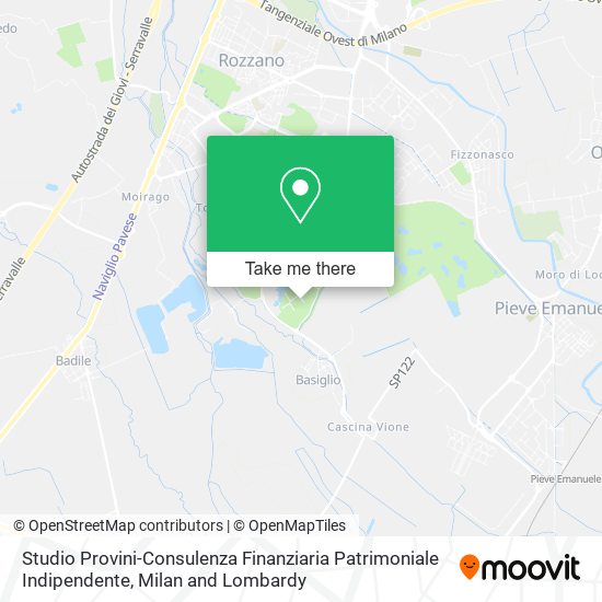 Studio Provini-Consulenza Finanziaria Patrimoniale Indipendente map