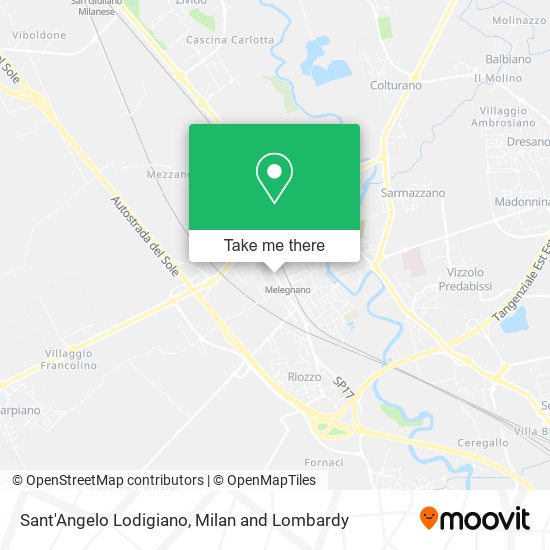 Sant'Angelo Lodigiano map