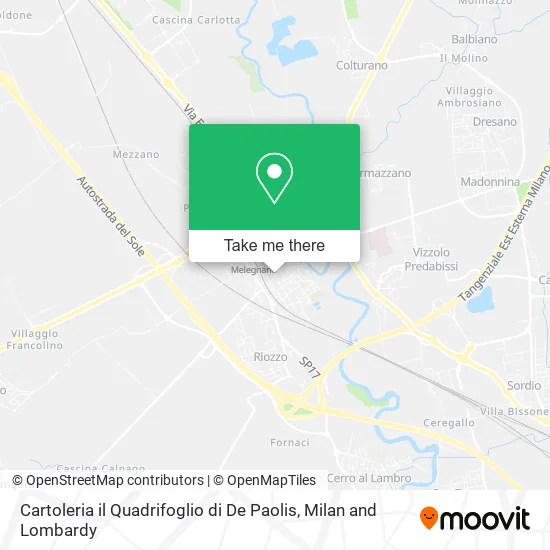 Cartoleria il Quadrifoglio di De Paolis map