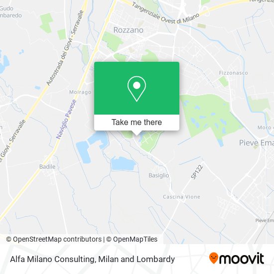 Alfa Milano Consulting map