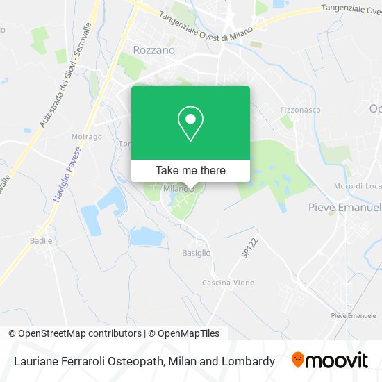 Lauriane Ferraroli Osteopath map