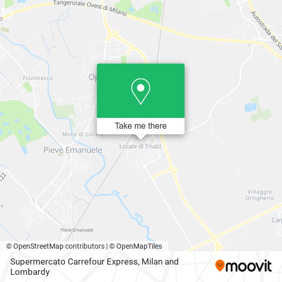 Supermercato Carrefour Express map