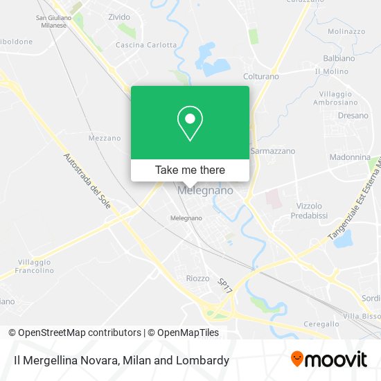 Il Mergellina Novara map