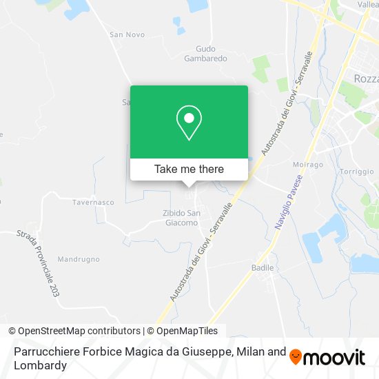 Parrucchiere Forbice Magica da Giuseppe map
