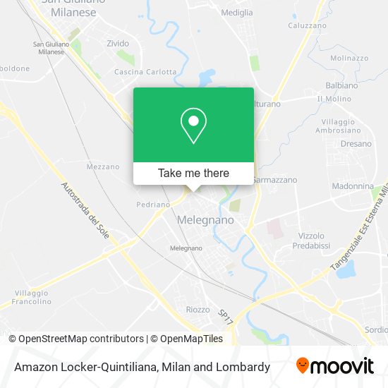 Amazon Locker-Quintiliana map
