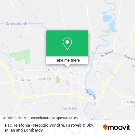 Psc Telefonia - Negozio Windtre, Fastweb & Sky map