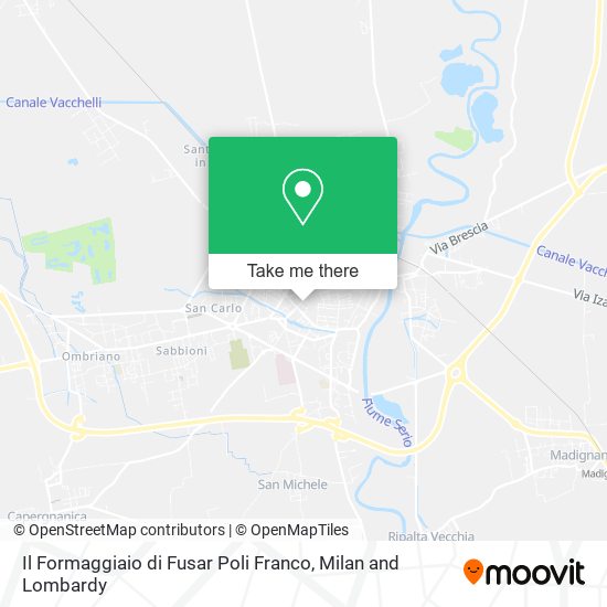 Il Formaggiaio di Fusar Poli Franco map