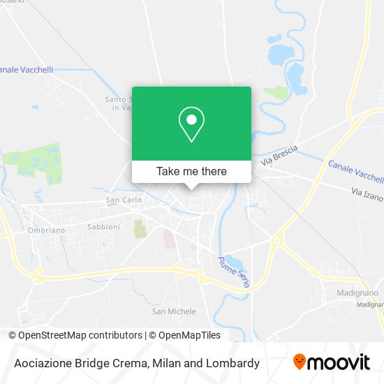 Aociazione Bridge Crema map