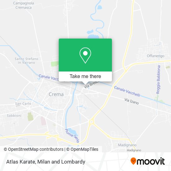 Atlas Karate map