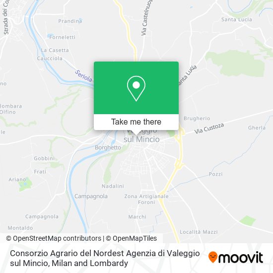 Consorzio Agrario del Nordest Agenzia di Valeggio sul Mincio map