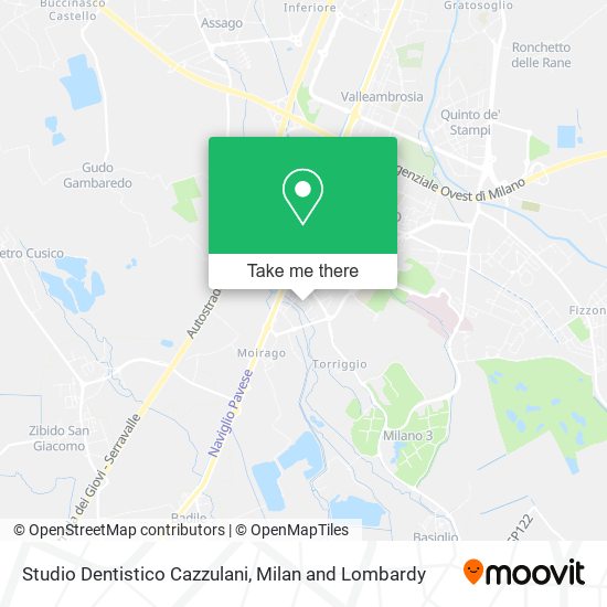 Studio Dentistico Cazzulani map