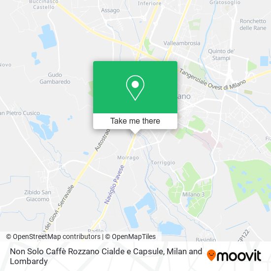 Non Solo Caffè Rozzano Cialde e Capsule map