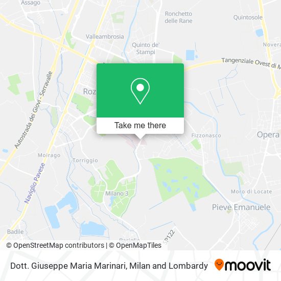 Dott. Giuseppe Maria Marinari map