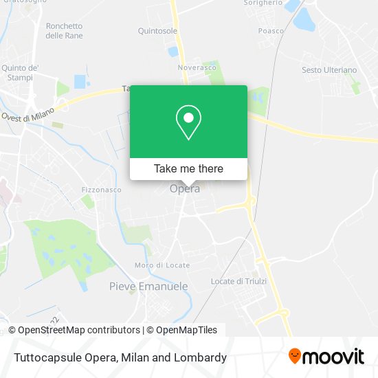 Tuttocapsule Opera map