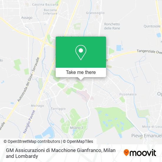 GM Assicurazioni di Macchione Gianfranco map