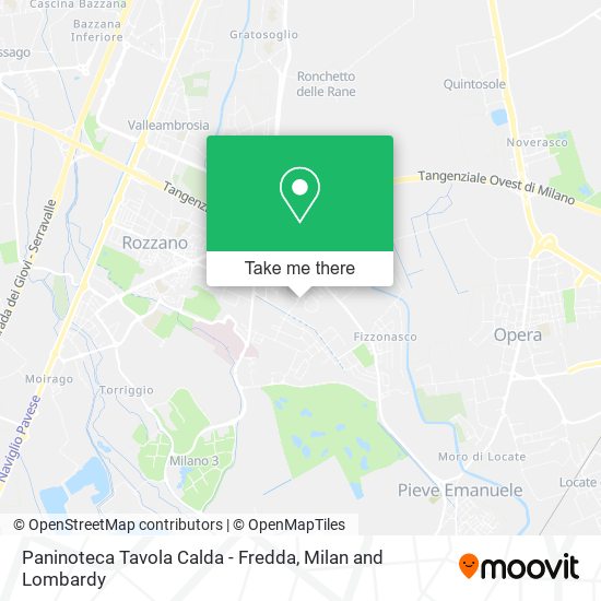 Paninoteca Tavola Calda - Fredda map