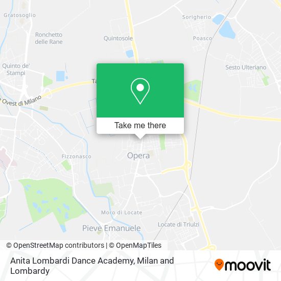 Anita Lombardi Dance Academy map