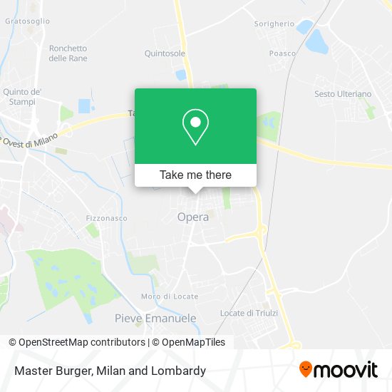 Master Burger map