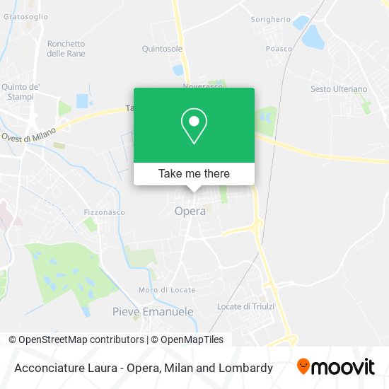 Acconciature Laura - Opera map